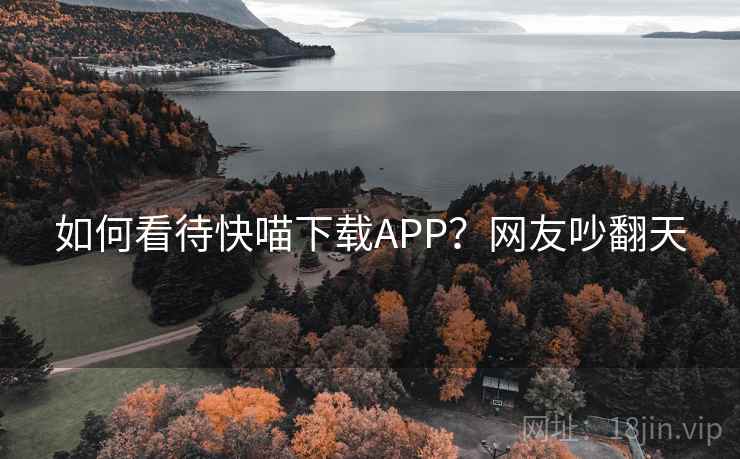 如何看待快喵下载APP？网友吵翻天