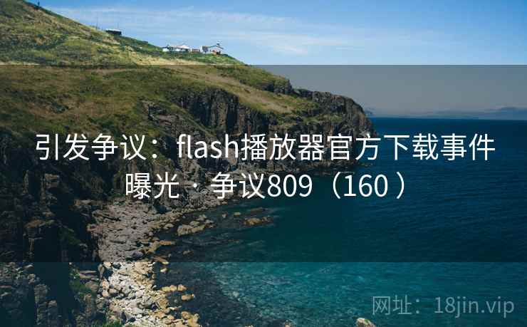引发争议：flash播放器官方下载事件曝光 · 争议809（160 ）