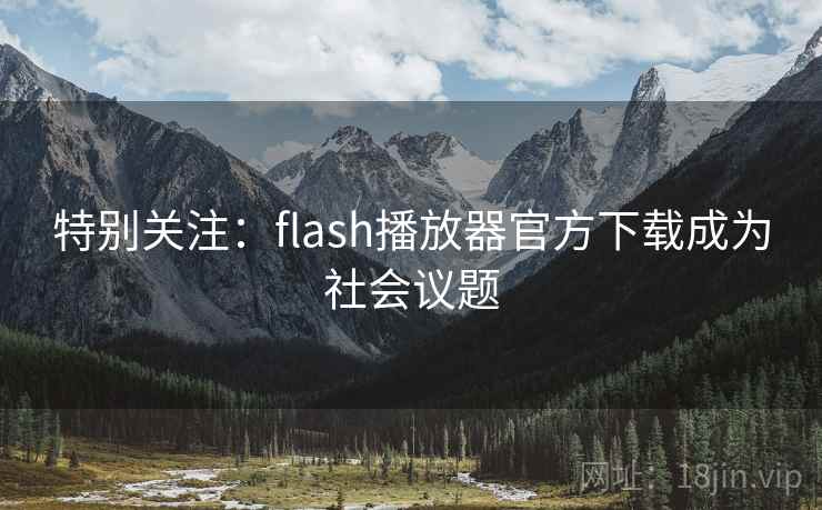 特别关注：flash播放器官方下载成为社会议题