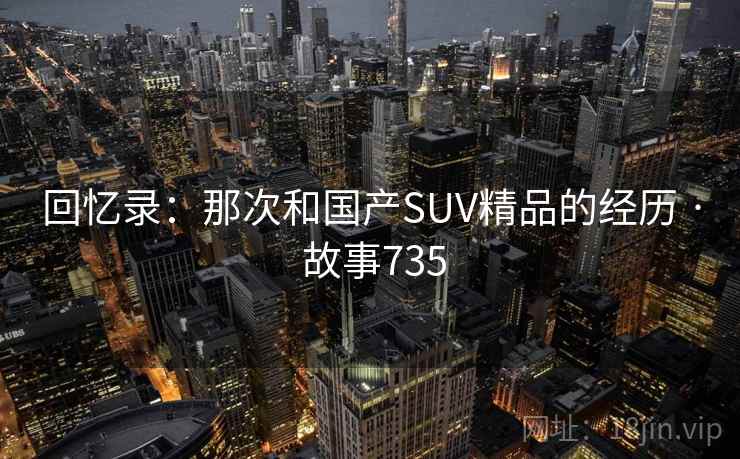 回忆录：那次和国产SUV精品的经历 · 故事735